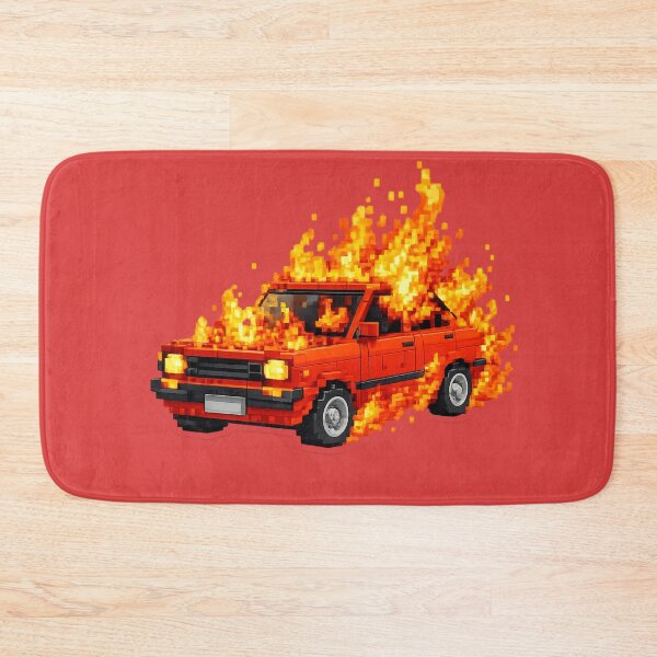 Item preview, Fire Car Sticker designed and sold by Tkhtbrand ⭐️⭐️⭐️⭐️⭐️.