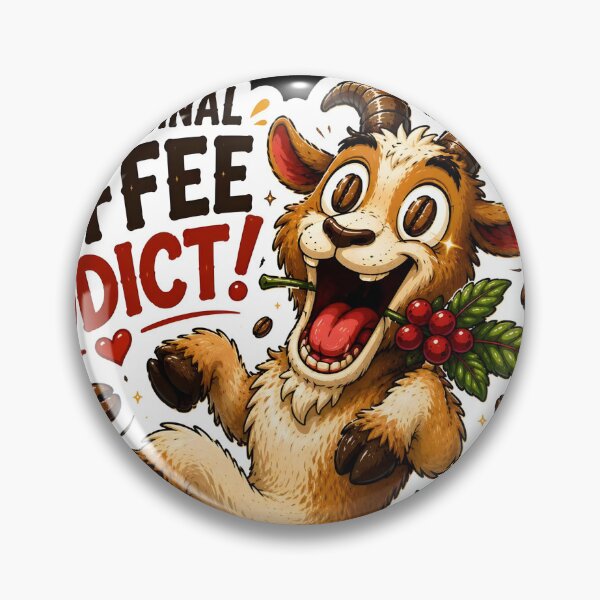Item preview, The Original Coffee Addict Funny Goat⁠  designed and sold by Easternpantry.