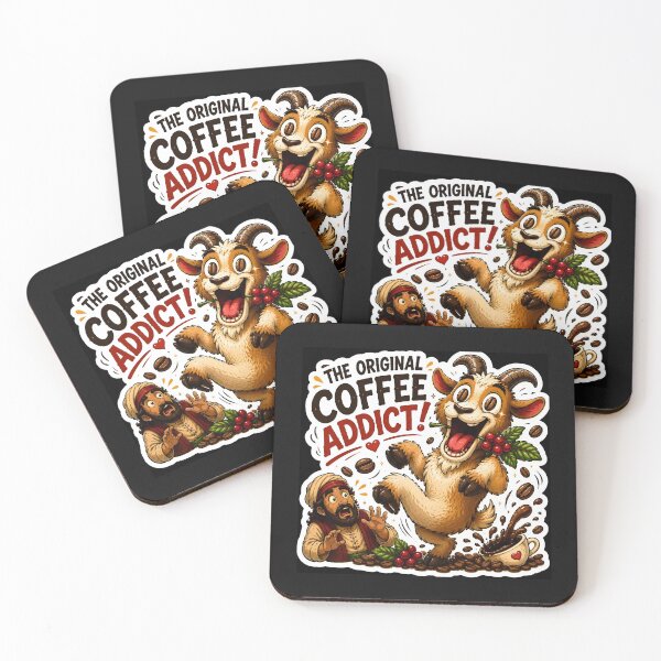 Item preview, The Original Coffee Addict Funny Goat⁠  designed and sold by Easternpantry.