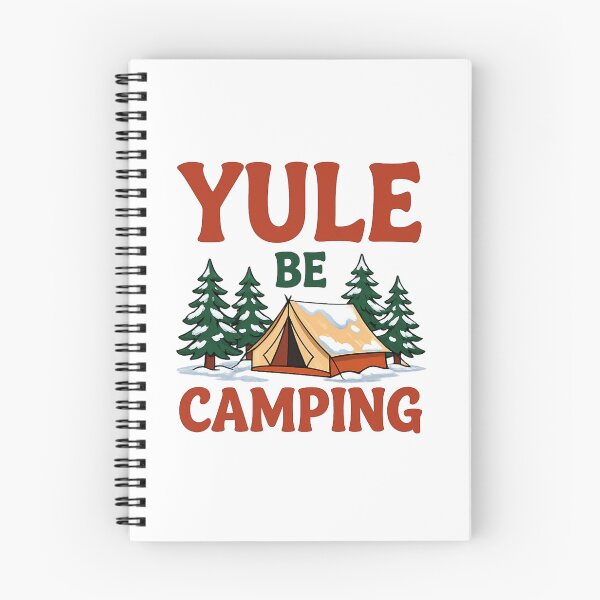 Item preview, yule be camping winter tent scene designed and sold by LuloCreative.