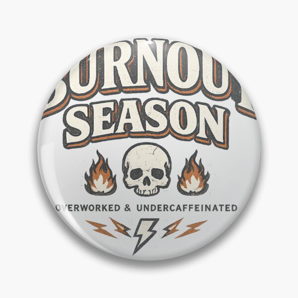 Item preview, Burnout Season Hoodie – Funny Productivity Humor Streetwear Shirt for Overworked and Exhausted People designed and sold by PhylonBoxx.