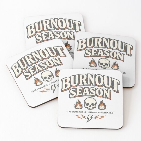Item preview, Burnout Season Hoodie – Funny Productivity Humor Streetwear Shirt for Overworked and Exhausted People designed and sold by PhylonBoxx.