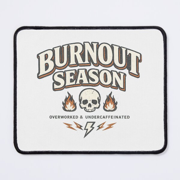 Item preview, Burnout Season Hoodie – Funny Productivity Humor Streetwear Shirt for Overworked and Exhausted People designed and sold by PhylonBoxx.