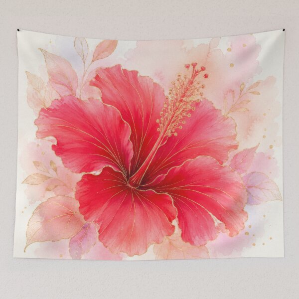 Item preview, Stunning Hibiscus Fresh Red designed and sold by scicilysimonee.