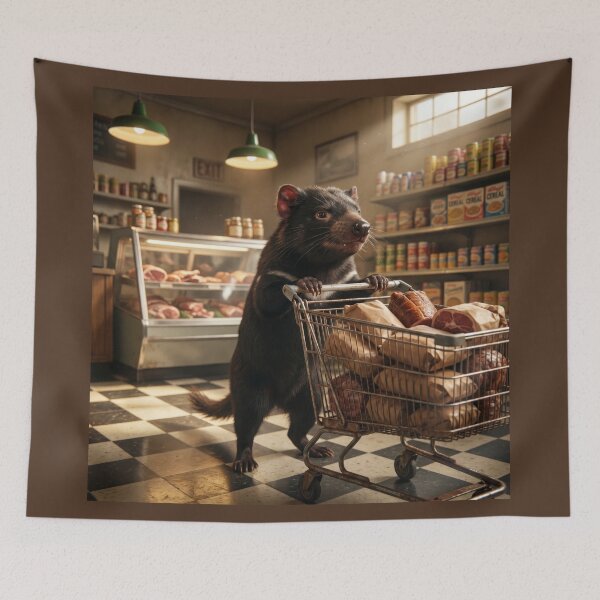 Item preview, Tasmanian Devil Gets Meat to Throw on the Barbie designed and sold by Tridentulus.