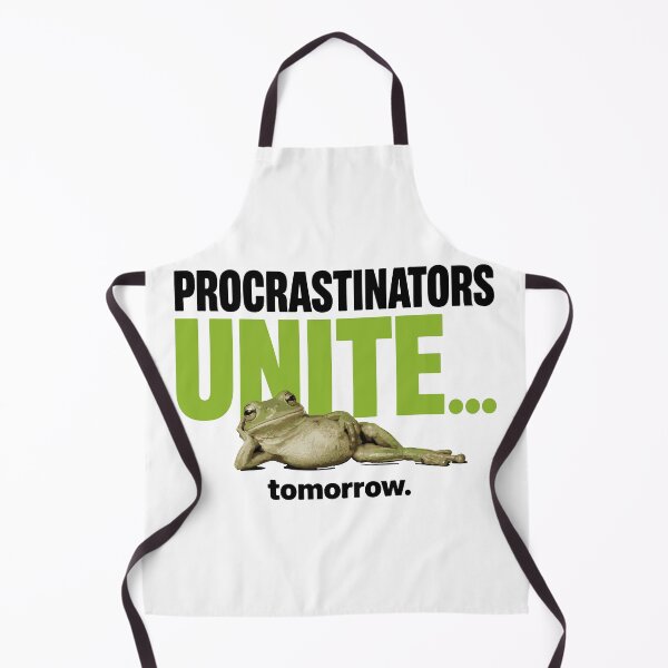 Item preview, Procrastinators UNITE... tomorrow. - For white/very light color tees designed and sold by ShirtRemarks.