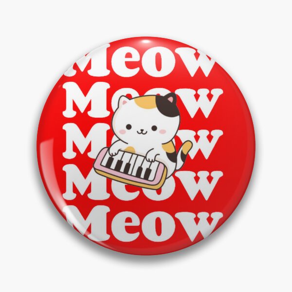 Item preview, Kawaii Meow Meow Piano Cat Parody designed and sold by GenZFashion000.