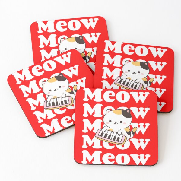 Item preview, Kawaii Meow Meow Piano Cat Parody designed and sold by GenZFashion000.