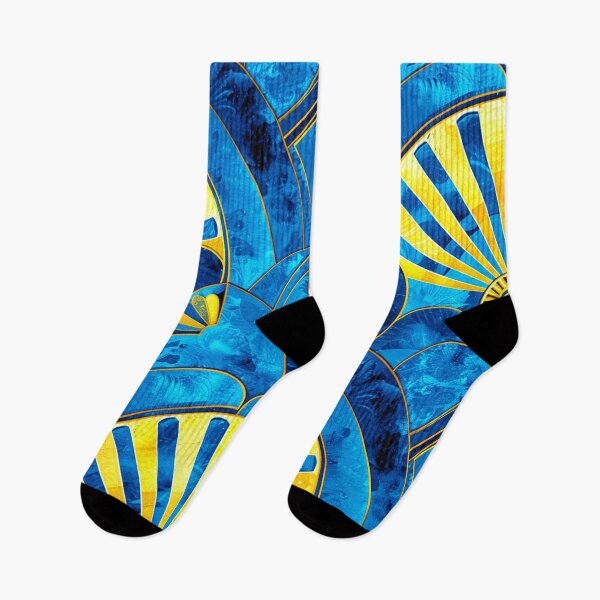 Item preview, Art Deco Royal Blue And Golden Hues Design designed and sold by DEC02.