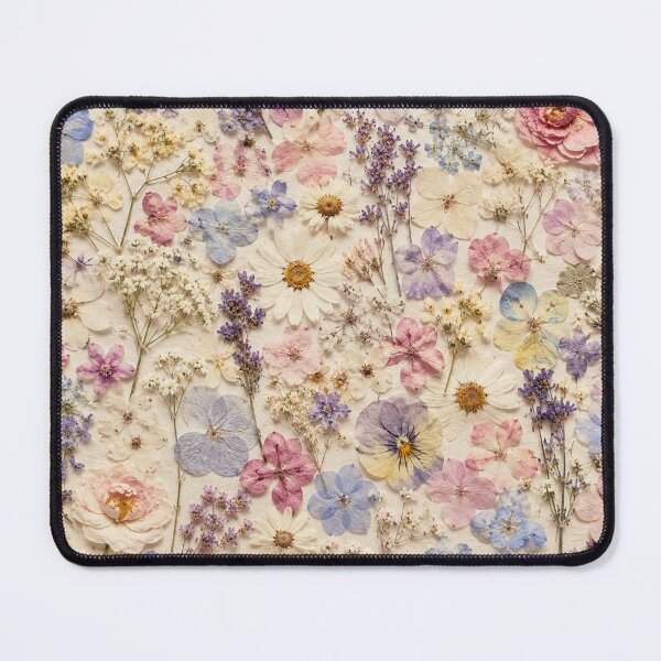 Item preview, Pastel Blossom Herbarium – Vintage Pressed Wildflower Watercolor Collection designed and sold by Oonward2021.