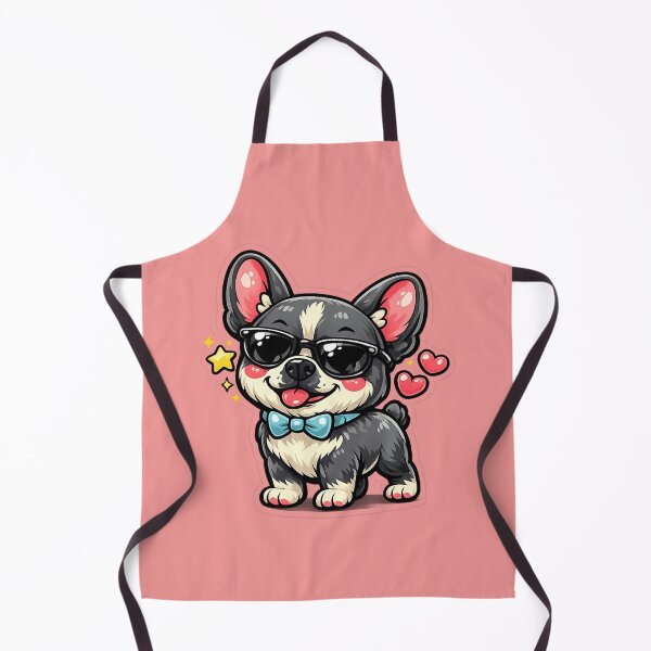 Item preview, Cool Gray French Bulldog Kawaii designed and sold by Tkhtbrand ⭐️⭐️⭐️⭐️⭐️.