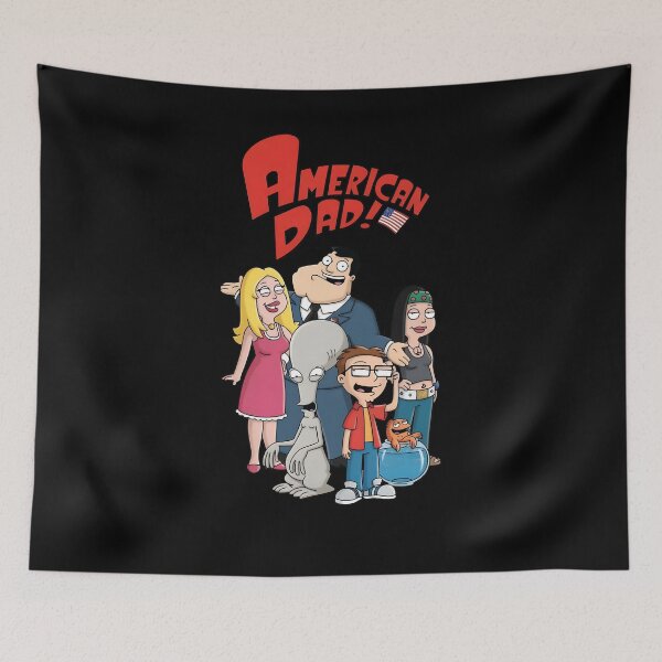 Item preview, Americans Dad Family Portrait designed and sold by baguiasrt.