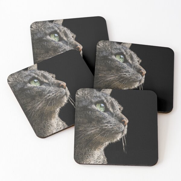 Item preview, Typography Cat Portrait designed and sold by PlengPoomofArts.