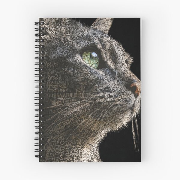 Item preview, Typography Cat Portrait designed and sold by PlengPoomofArts.