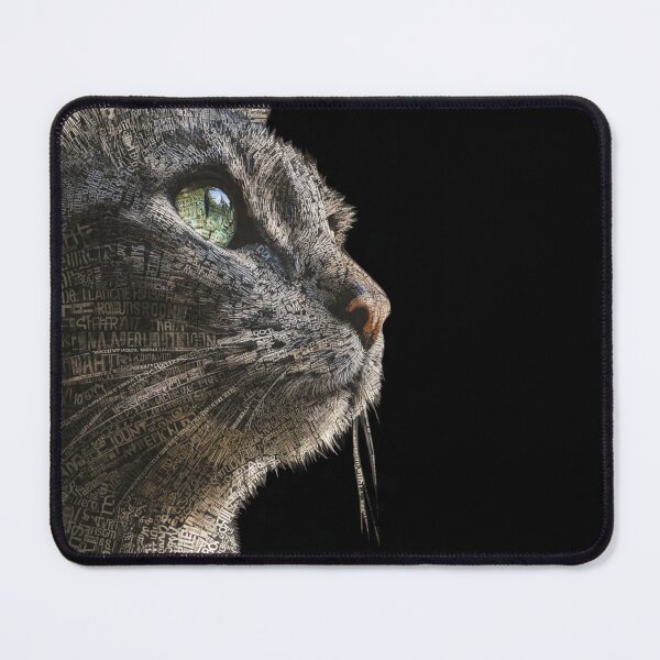 Item preview, Typography Cat Portrait designed and sold by PlengPoomofArts.