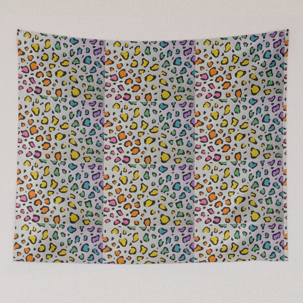 Item preview, Rainbow leopard print designed and sold by RodgersArtIllustrations.