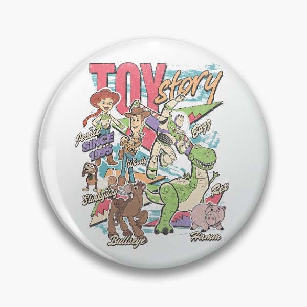 Item preview, Retro Toy Character Collage 1995 Cartoon Friends Design designed and sold by Surt-Tust.