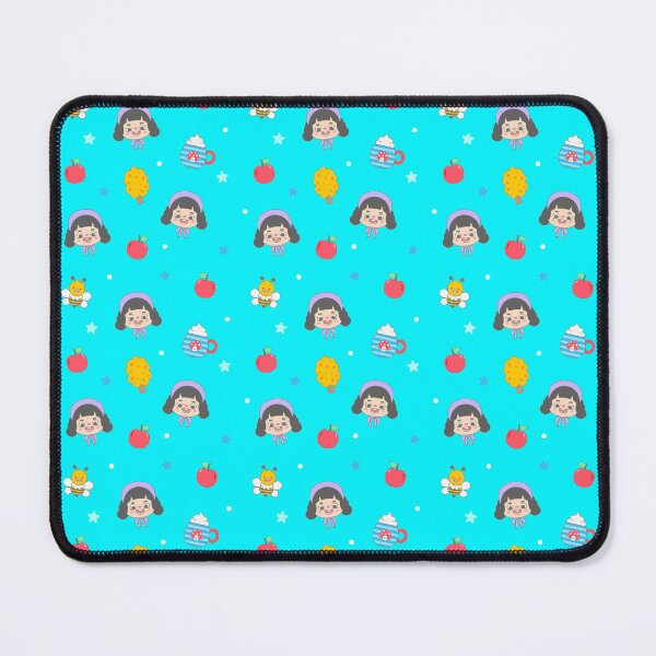 Item preview, Cute autumn picnic seamless pattern with cute girl designed and sold by nuchz.