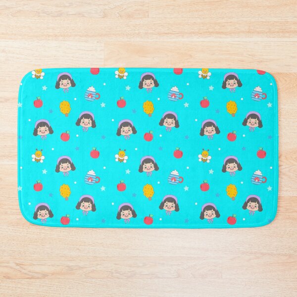 Item preview, Cute autumn picnic seamless pattern with cute girl designed and sold by nuchz.