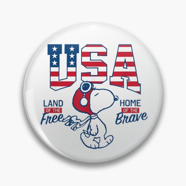 Item preview, Snoopy Flying Ace USA Land Of The Free Patriotic designed and sold by Dimeure-ART.