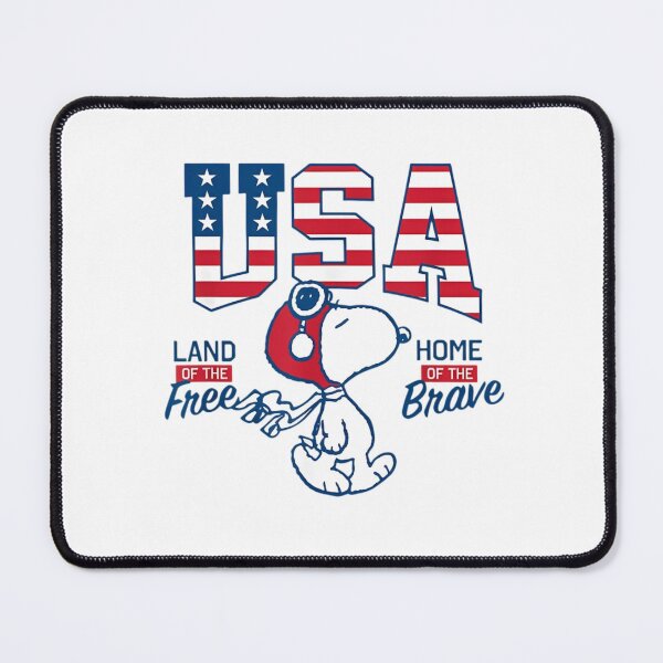 Item preview, Snoopy Flying Ace USA Land Of The Free Patriotic designed and sold by Dimeure-ART.