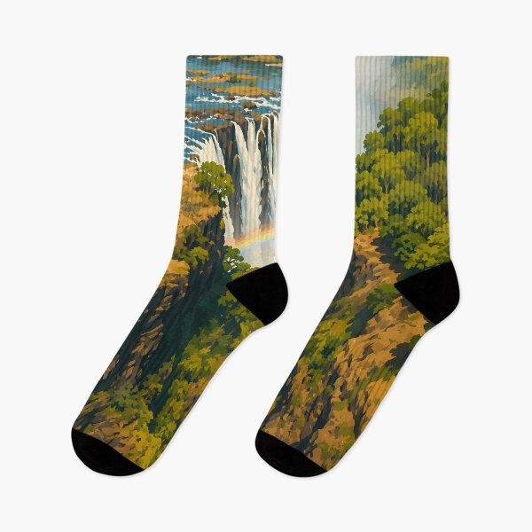 Item preview, Zambia Illustration Travel Art Vintage designed and sold by KrisSidDesigns.
