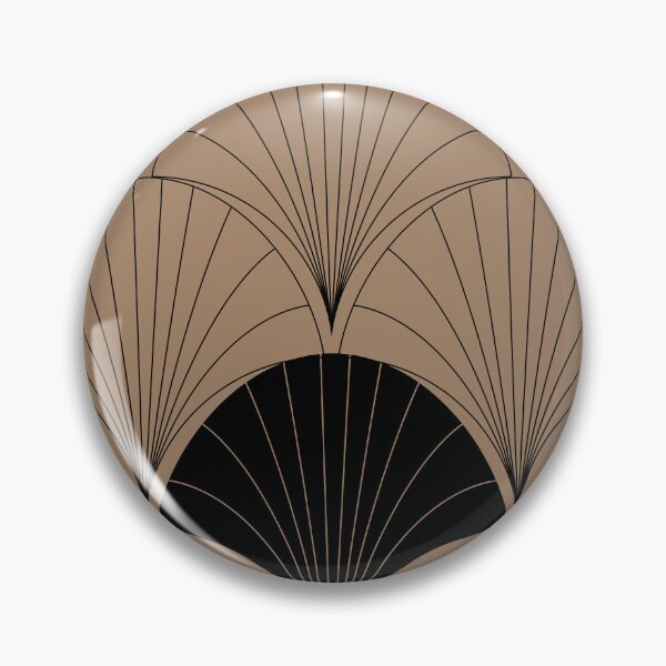 Item preview, Art Deco Clay-Colored and Black Abstract Pattern designed and sold by DEC02.