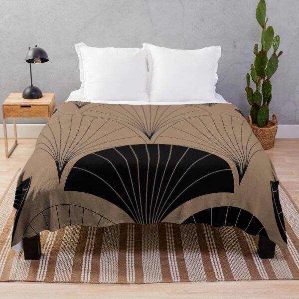 Item preview, Art Deco Clay-Colored and Black Abstract Pattern designed and sold by DEC02.