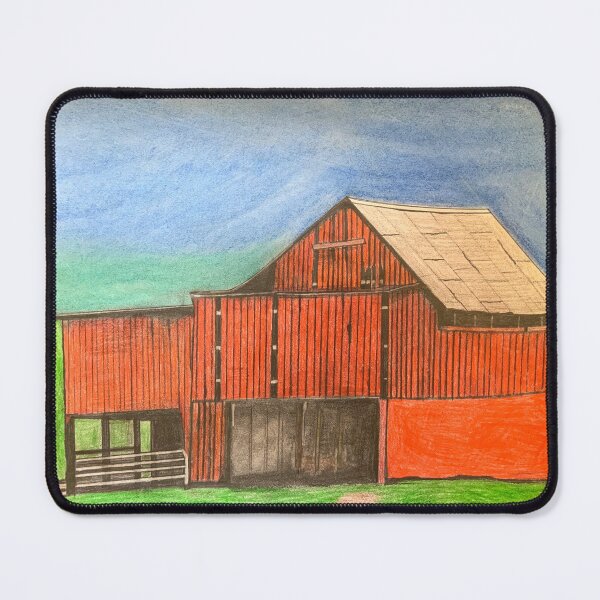 Item preview, Old red barn designed and sold by Haxson37art.