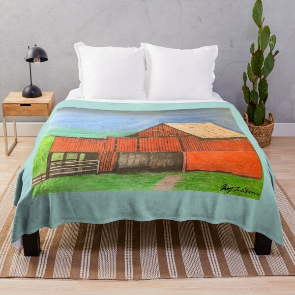 Item preview, Old red barn designed and sold by Haxson37art.