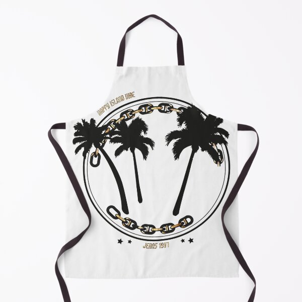 Item preview, Happy Island Vibe Palm Tree Chain Circle Jeans 1997 T-Shirt designed and sold by Atique Creations.