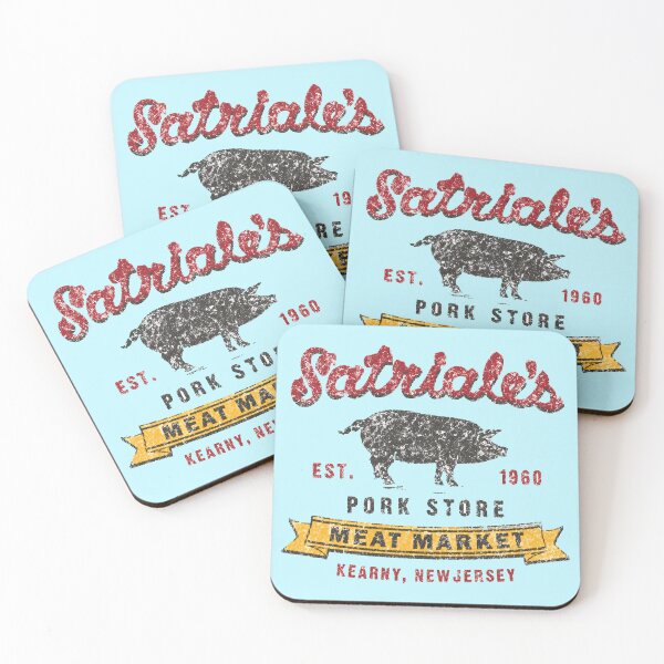 Item preview, Satriale's vintage meat market logo designed and sold by NoThoughtsCat.