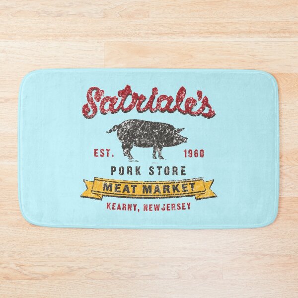 Item preview, Satriale's vintage meat market logo designed and sold by NoThoughtsCat.