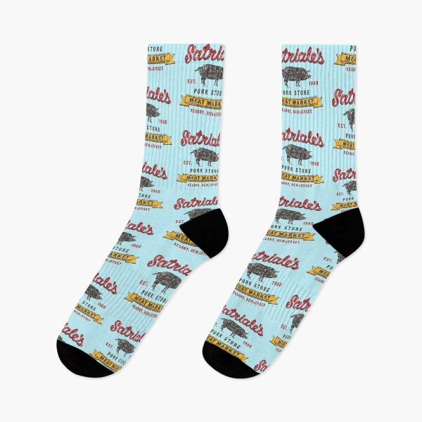 Item preview, Satriale's vintage meat market logo designed and sold by NoThoughtsCat.