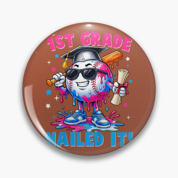 Item preview, 1st Grade Nailed It 2026 Baseball Drip Graduation Kids Boys designed and sold by whimsymadhu.