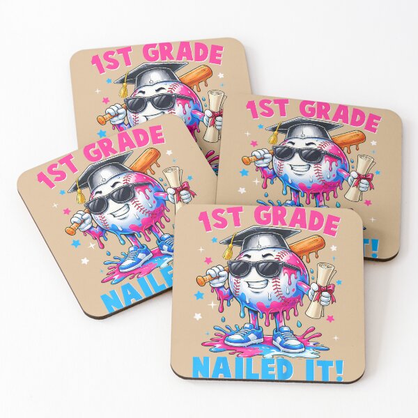 Item preview, 1st Grade Nailed It 2026 Baseball Drip Graduation Kids Boys designed and sold by whimsymadhu.
