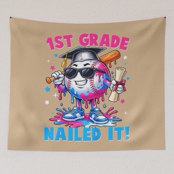 Item preview, 1st Grade Nailed It 2026 Baseball Drip Graduation Kids Boys designed and sold by whimsymadhu.