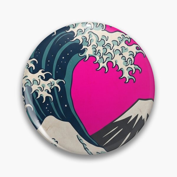 Item preview, Japanese Wave Mountain Sunset Art designed and sold by gopurartwork69.