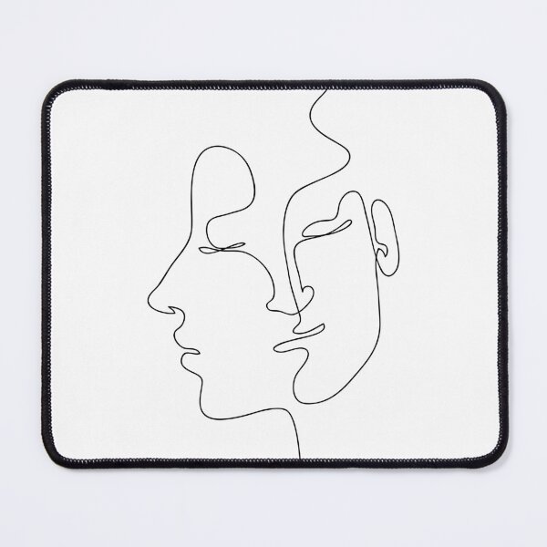 Item preview, couple face line art designed and sold by FloFlo8468.