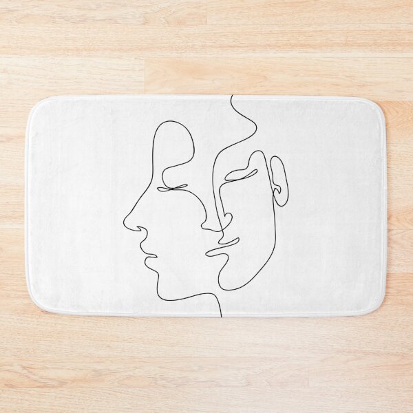Item preview, couple face line art designed and sold by FloFlo8468.