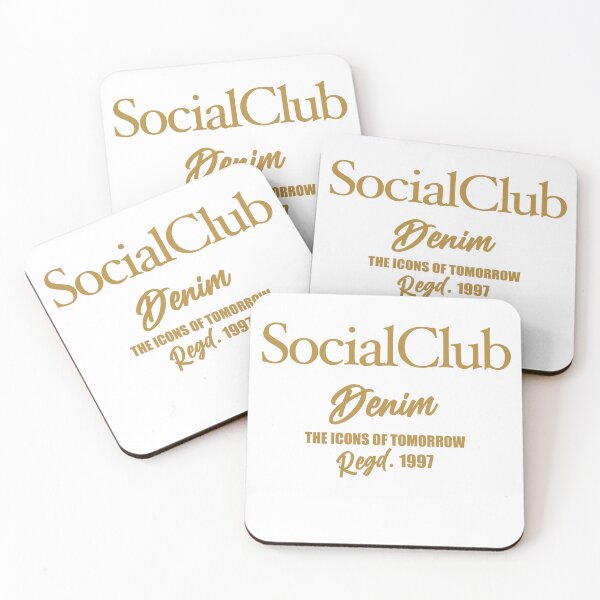 Item preview, Social Club Denim Icons of Tomorrow Regd 1997 Gold T-Shirt designed and sold by Atique Creations.
