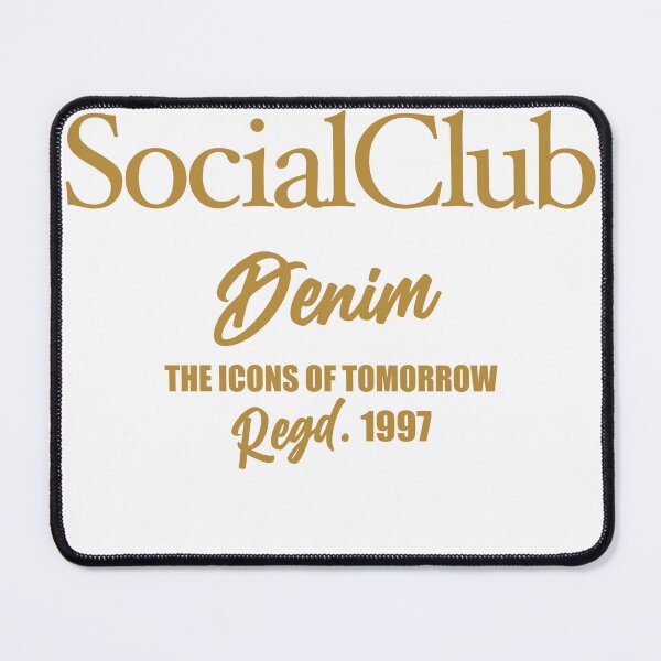 Item preview, Social Club Denim Icons of Tomorrow Regd 1997 Gold T-Shirt designed and sold by Atique Creations.