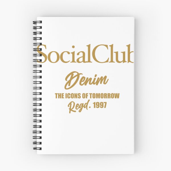 Item preview, Social Club Denim Icons of Tomorrow Regd 1997 Gold T-Shirt designed and sold by Atique Creations.