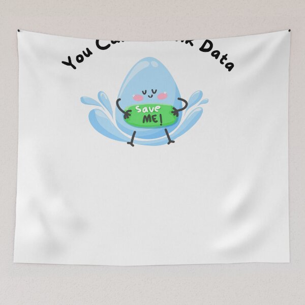 Item preview, You Can't Drink Data, Anti AI Data Center designed and sold by AmyAndCasey.
