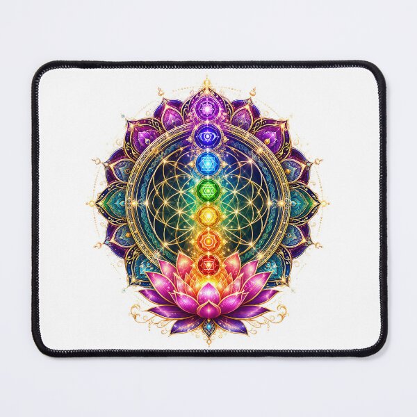 Item preview, Chakra Lotus Sacred Geometry designed and sold by syotos-ai.