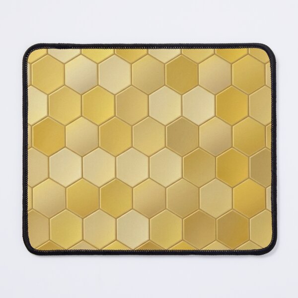 Item preview, Gold Honeycomb Geometric Seamless Pattern - Hexagon Abstract Background designed and sold by FashioonTrends.