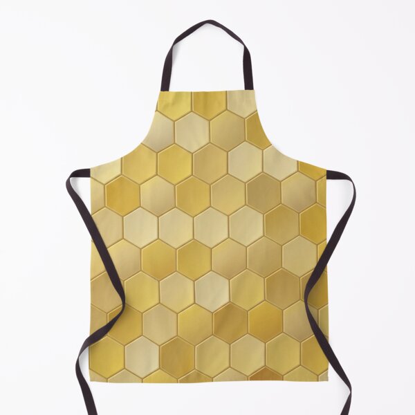 Item preview, Gold Honeycomb Geometric Seamless Pattern - Hexagon Abstract Background designed and sold by FashioonTrends.