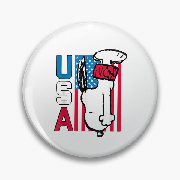 Item preview, Retro Snoopy USA Flag Hug Back View Cartoon designed and sold by Dimeure-ART.