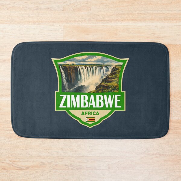 Item preview, Zimbabwe Illustration Retro Badge designed and sold by KrisSidDesigns.
