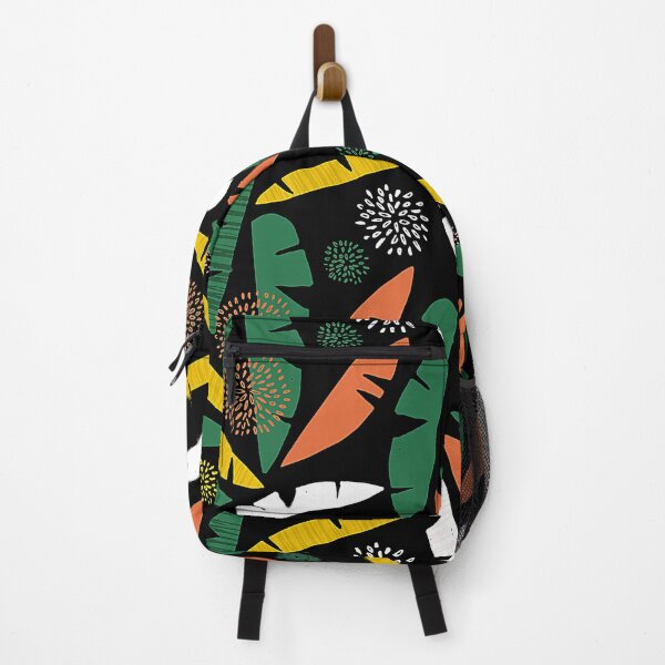 Item preview, Tangerine, Yellow And Green Palm Leaves Artsy Pattern designed and sold by DEC02.